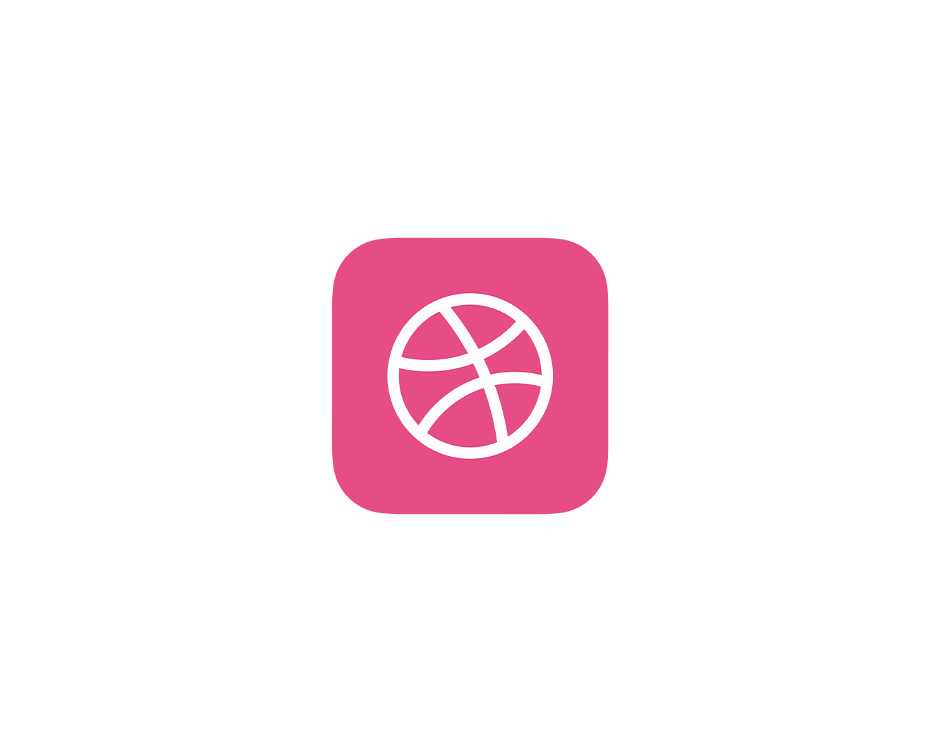 Dribbble Website Logo Image